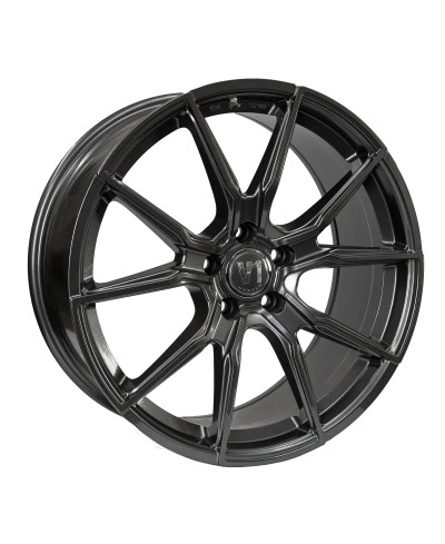 Jante ALU, V1 Wheels - V1 daytona grau lackiert 8X18 5/ 120 ET35 Alésage 72.6