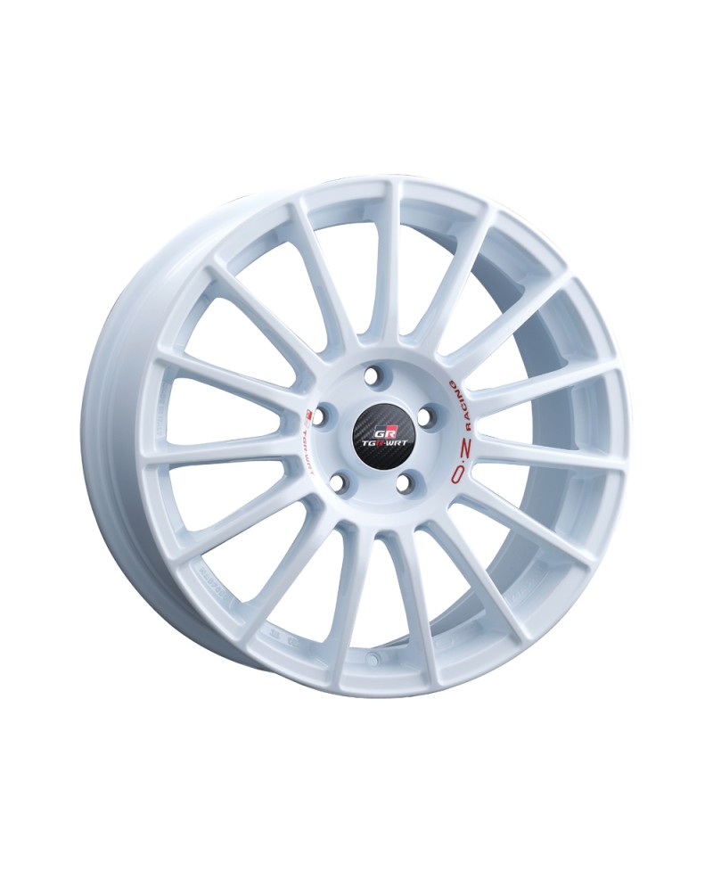 Jante ALU, OZ SUPERTURISMO TGR-WRT RACE WHITE + RED LETTER 8X18 5/ 114.3 ET45, Alésage 75