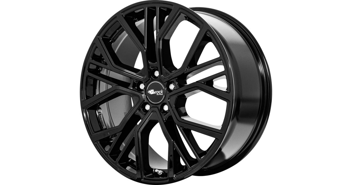 Jante Alu Brock B41 Noir laqué 8,5x20 5x127 ET50 , Alésage 71.6