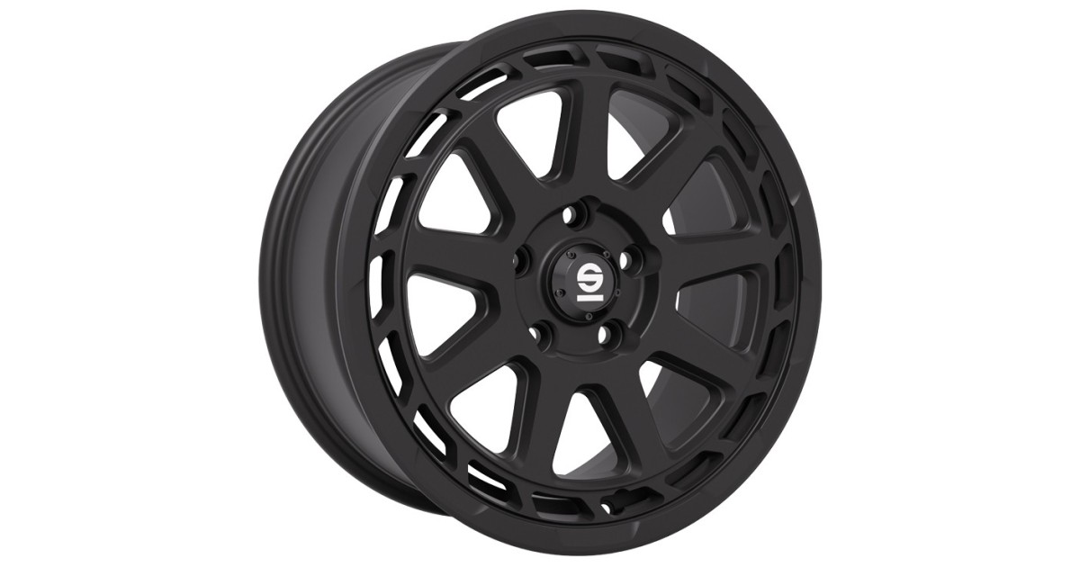 Jante ALU, Sparco Gravel Matt black  8X17 5/112 ET35, Alésage 73.1