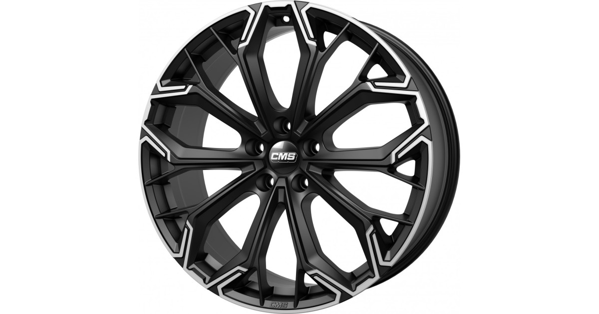 Jante ALU, CMS C37 Diamant Noir Mat, 8.5X20 5/ 112 ET50, Alésage 66.6