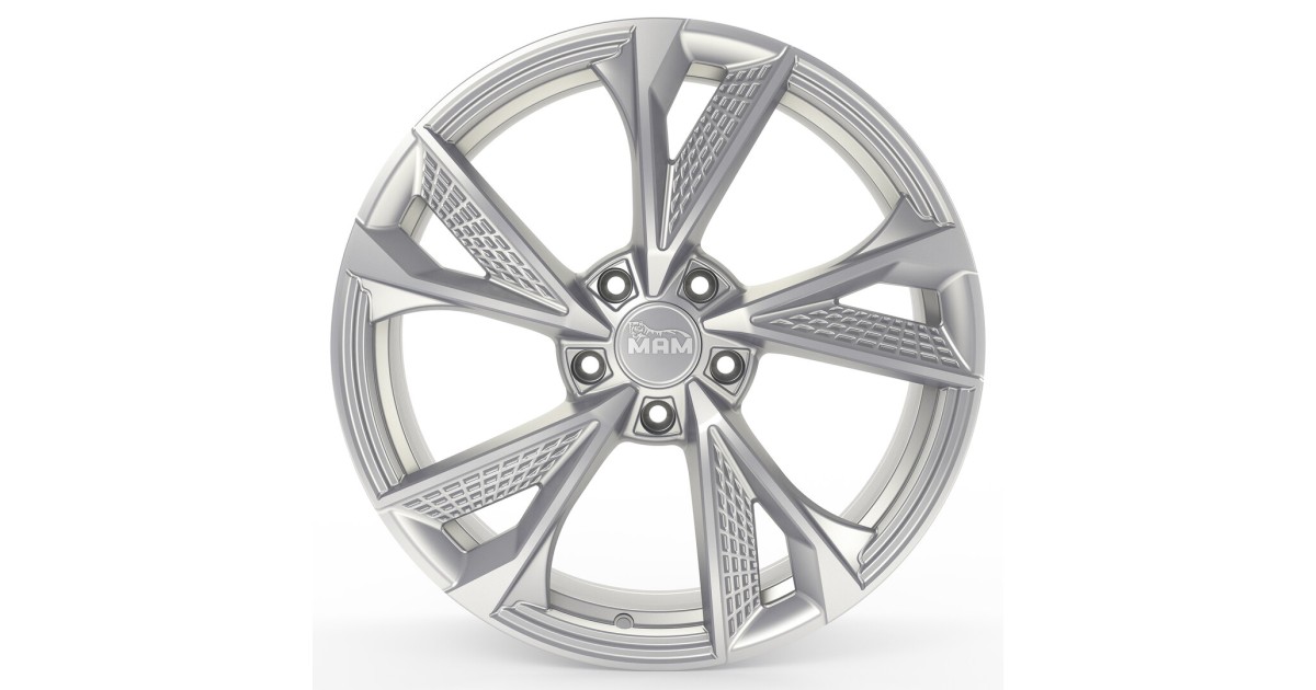 Jante ALU, MAM RS6 SILVER PAINTED 8X18 5/ 112 ET45, Alésage 66.6
