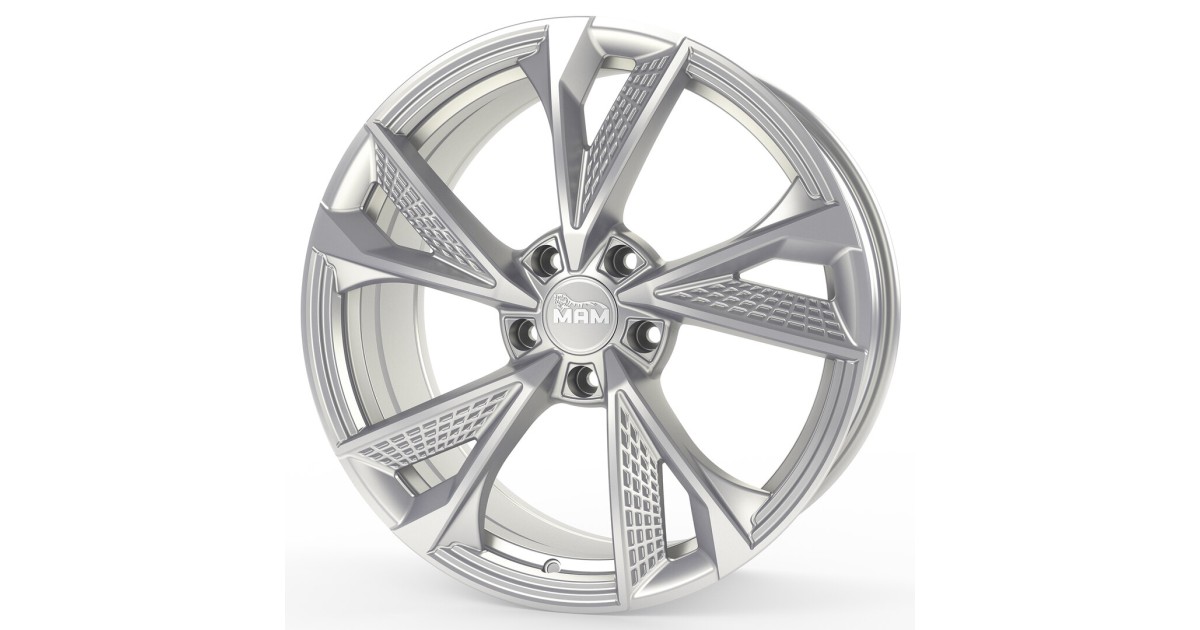 Jante ALU, MAM RS6 SILVER PAINTED 8.5x19 5/ 112 ET45, Alésage 72.6