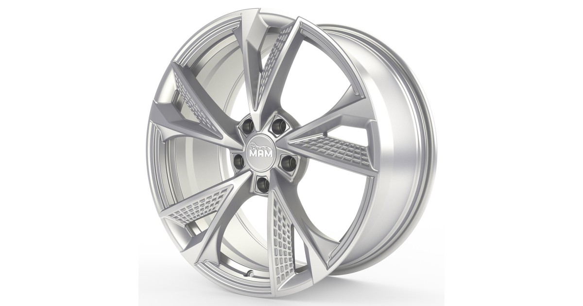 Jante ALU, MAM RS6 SILVER PAINTED 8.5x19 5/ 112 ET45, Alésage 72.6