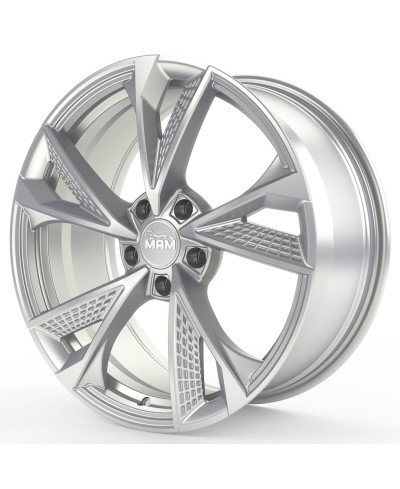 Jante ALU, MAM RS6 SILVER PAINTED 8x18 5/ 114.3 ET45, Alésage 72.6