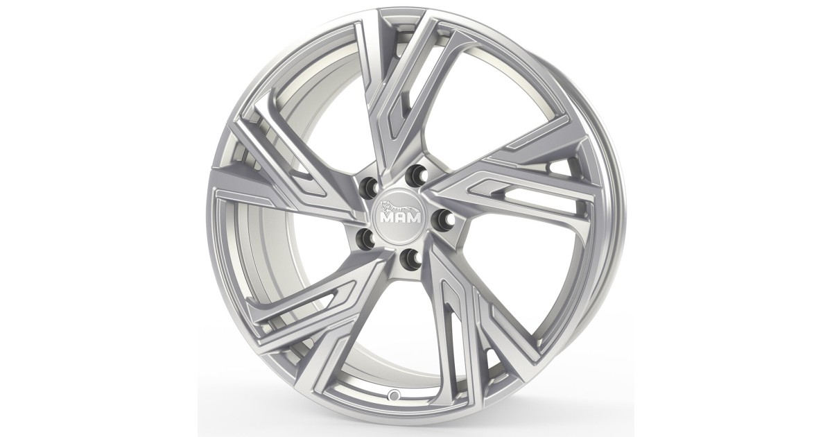 Jante ALU, MAM RS5 SILVER PAINTED 8.5x19 5/ 120 ET35, Alésage 72.6