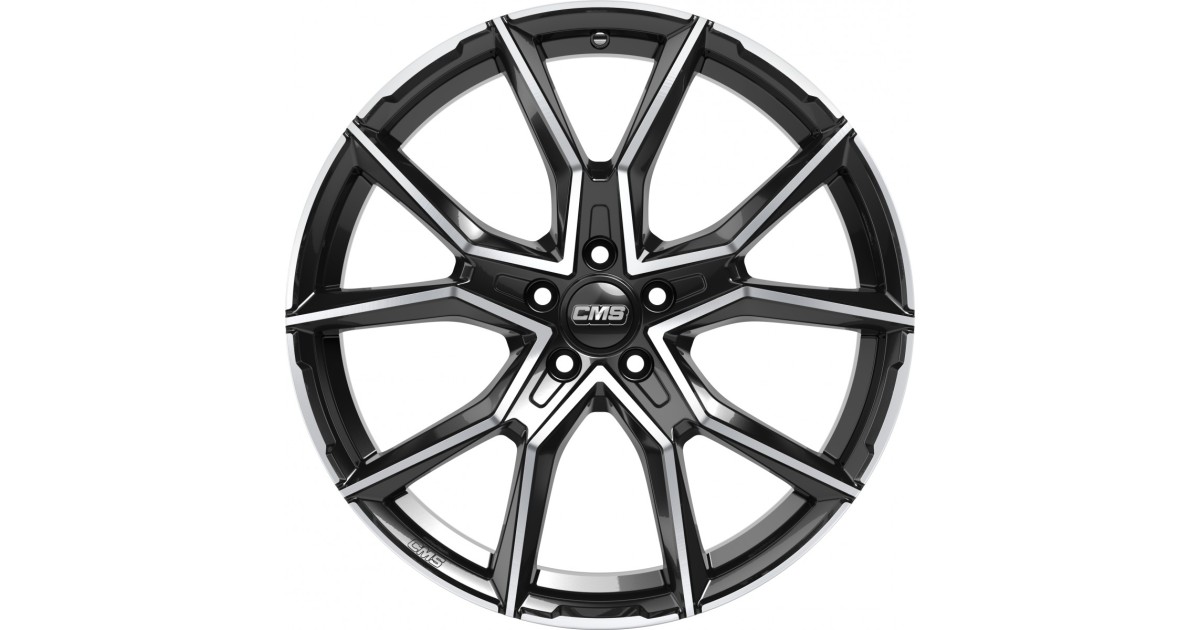 Jante ALU, CMS C33 Diamant Noir Brillant, 9X20 5/ 112 ET50, Alésage 66.6