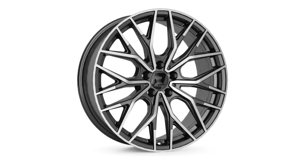 Jante Alu  Wheelworld -2DRV WH37 DGMP+  Dark gunmetal poliert 8,5x19 5x108 ET40 , Alésage 72.6