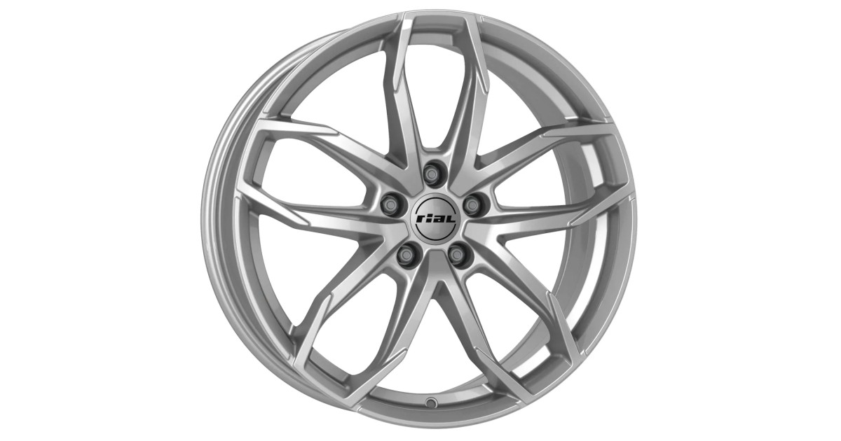 Jante Alu RIAL Lucca Polar Silver  6,5x16 4x108 ET20  , Alésage 65.1