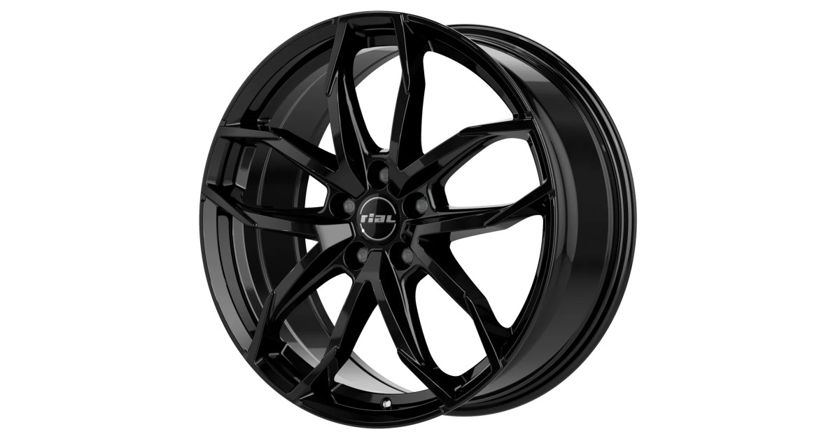 Jante Alu Rial Lucca  Diamond Black 6,5x16 4x108 ET32 , Alésage 65.1