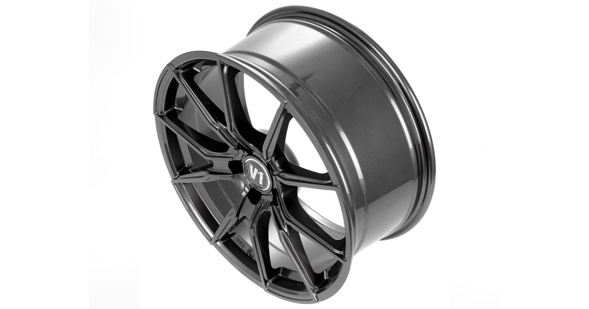 Jante ALU, V1 Wheels V1 Daytona grau lackiert 8X18 5/ 112 ET45 , Alésage 66.6