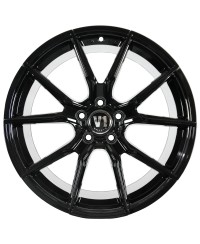 Jante ALU, V1 Wheels V1 Noir brillant laqué 8X18 5/ 120 ET35 , Alésage 72.6