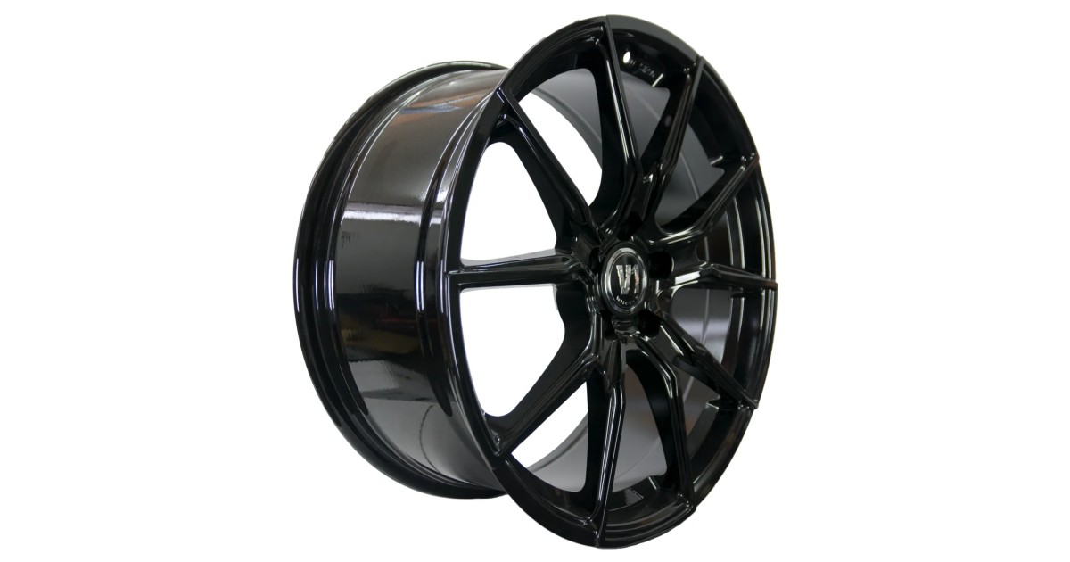 Jante ALU, V1 Wheels V1 Noir brillant laqué 8X18 5/ 120 ET45 , Alésage 66.6