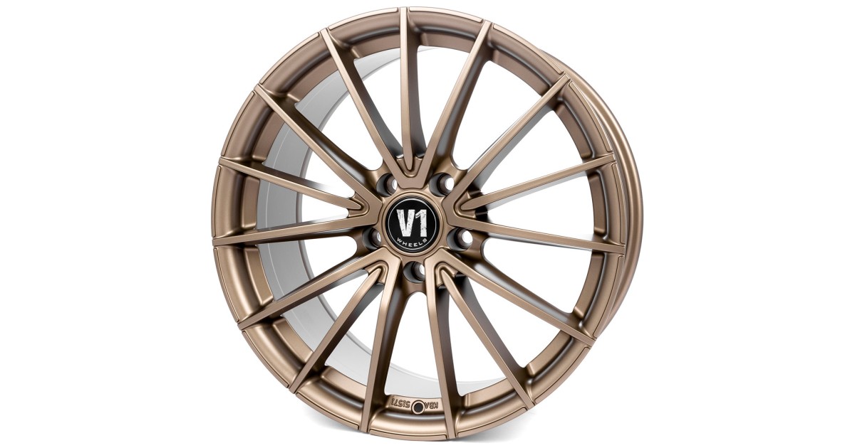 Jante ALU, V1 Wheels V2  Bronze matt lackiert 8.5X19 5/ 112 ET45 , Alésage 66.6