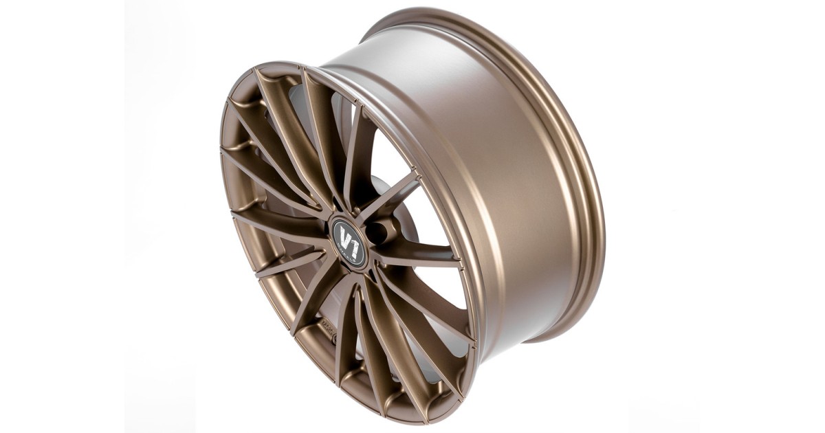 Jante ALU, V1 Wheels V2  Bronze matt lackiert 8.5X19 5/ 112 ET45 , Alésage 66.6