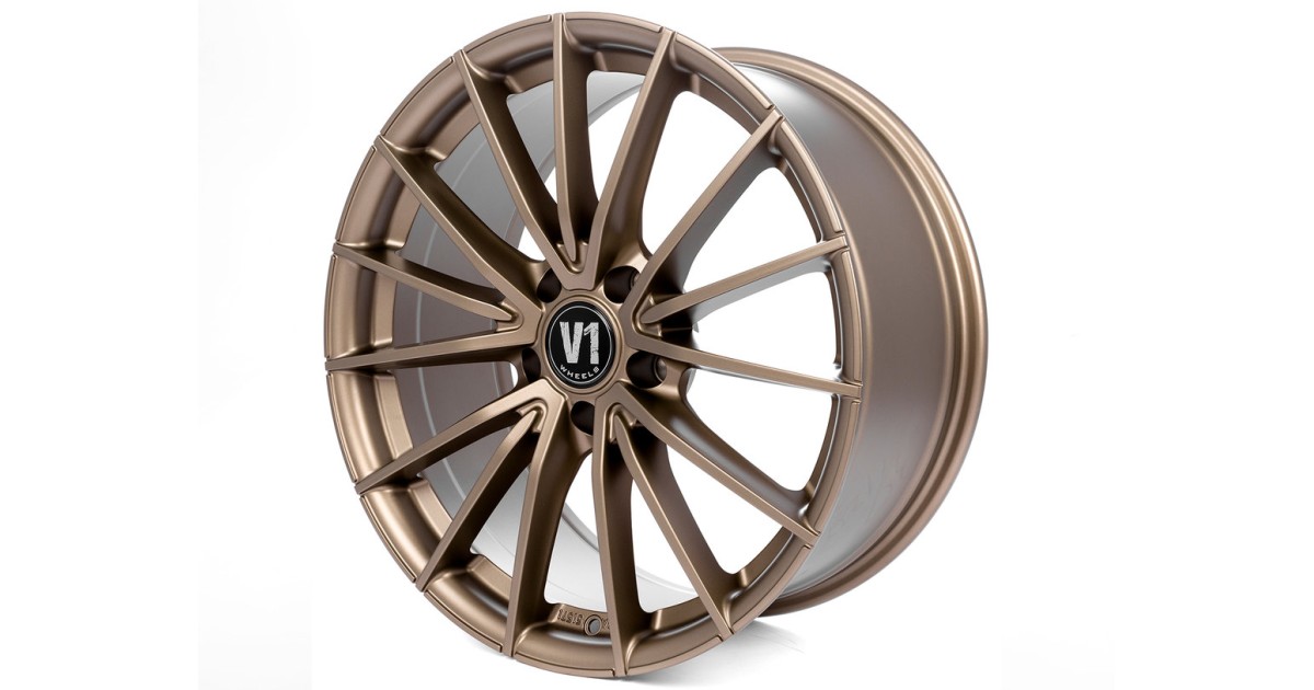 Jante ALU, V1 Wheels V2  Bronze matt lackiert 8X18 5/ 112 ET45 , Alésage 66.6