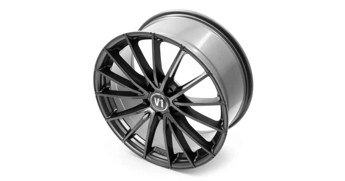 Jante ALU, V1 Wheels V2 Daytona laqué gris 8X18 5/ 120 ET35 , Alésage 66.6