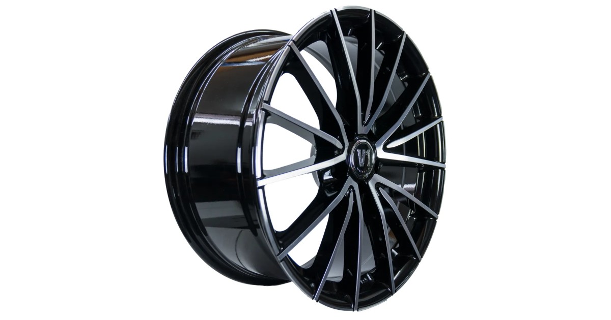 Jante ALU, V1 Wheels V2  SP+  Black Front Polish 8.5X19 5/ 112 ET45 , Alésage 66.6