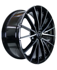 Jante ALU, V1 Wheels V2  SP+  Black Front Polish 8X18 5/ 120 ET35 , Alésage 72.6