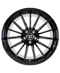 Jante ALU, V1 Wheels V2 Noir brillant laqué 8X18 5/ 112 ET35 , Alésage 66.6