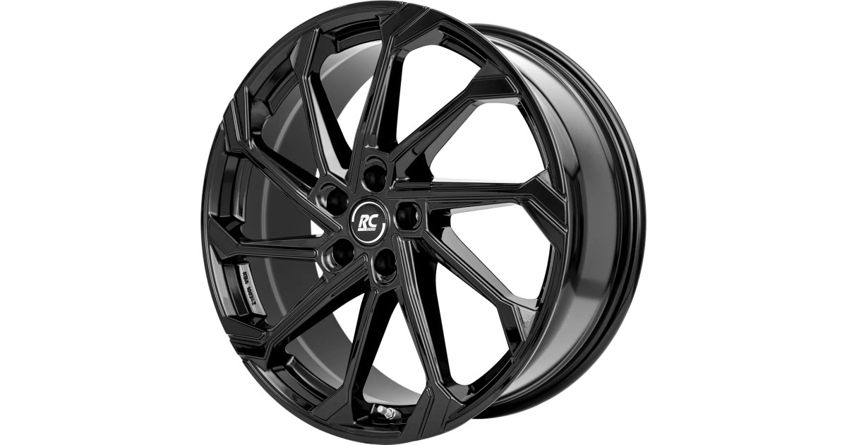 Jante Alu RC-Design RC36 Schwarz lackiert 8,5x20 5x112 ET50 , Alésage 60.1