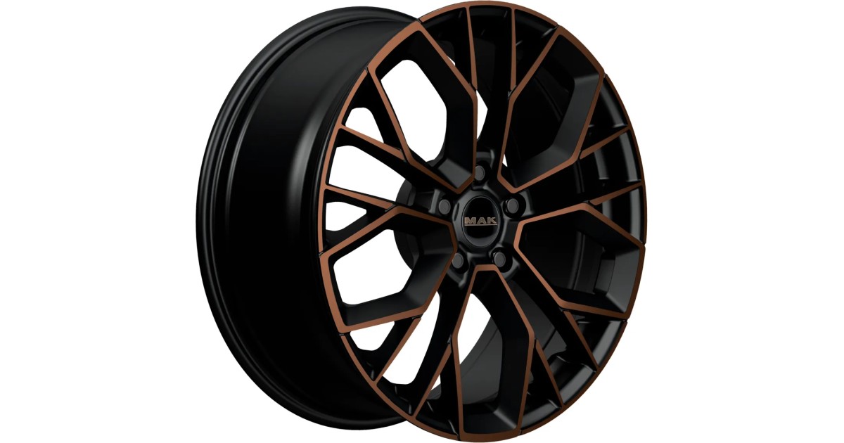 Jante Alu MAK Stilo (BLACK & BRONZE) 8,5x21 5x112 ET40 , Alésage 66.6