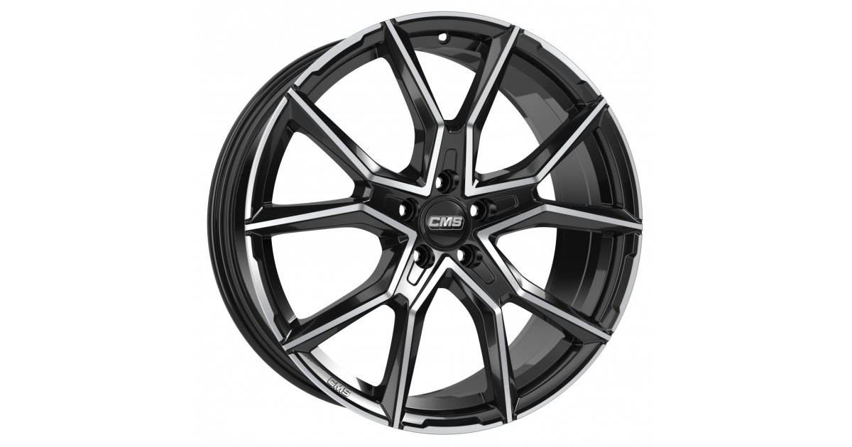 Jante ALU, CMS C33 Diamant Noir Brillant, 9X20 5/ 112 ET37, Alésage 66.6