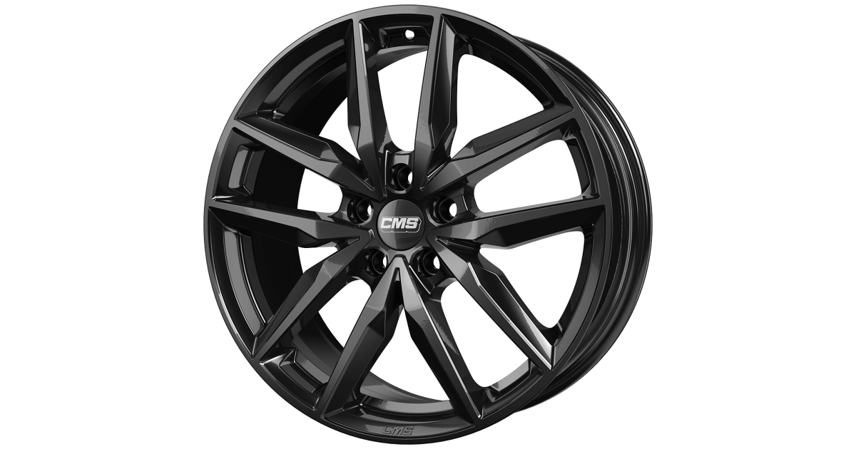 Jante ALU, CMS C28 Noir Brillant, 7.5X19 5/ 112 ET40, Alésage 66.6