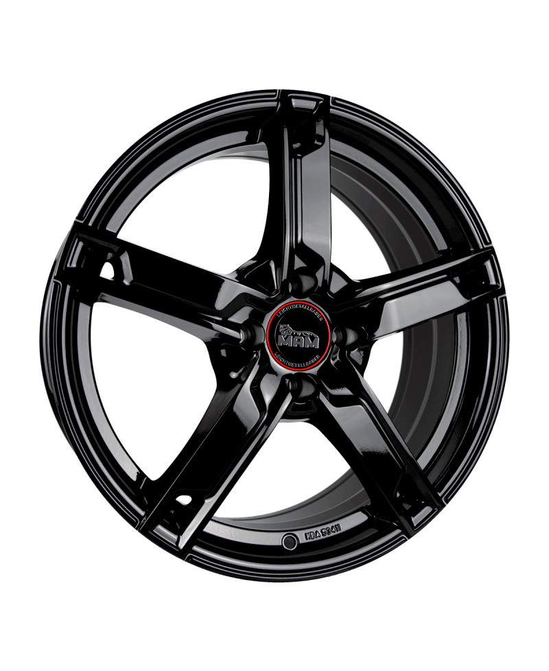 Jante ALU, MAM W4 BLACK PAINTED 4/108 ET23, Alésage 65.1