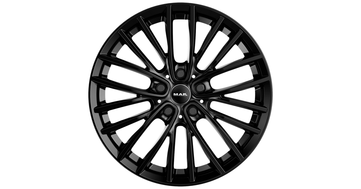 Jante Alu MAK Chelsea Gloss Black 8x19 5x112 ET46 , Alésage 66.6