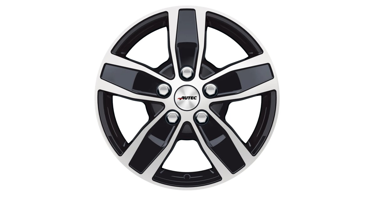Jante ALU, Autec Quantro 5 Noir , Face polie 6.5X16 5/ 160 ET55, Alésage 65.1