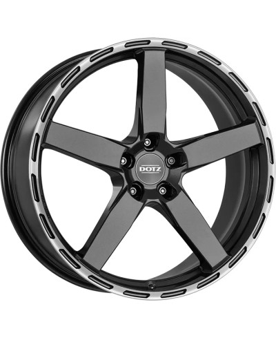 Jante ALU, Dotz MarinaBay Gunmetal/ Polished lip 10X21 5/ 112 ET45, Alésage 70.1