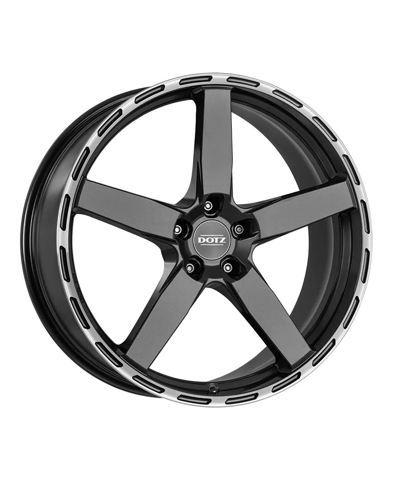 Jante ALU, Dotz MarinaBay Gunmetal/ Polished lip 10X21 5/ 112 ET45, Alésage 70.1