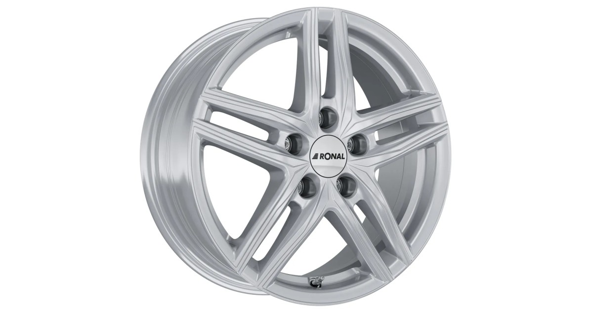 Jante ALU, Ronal R65 SILVER  7X18 4/ 100 ET37, Alésage 68