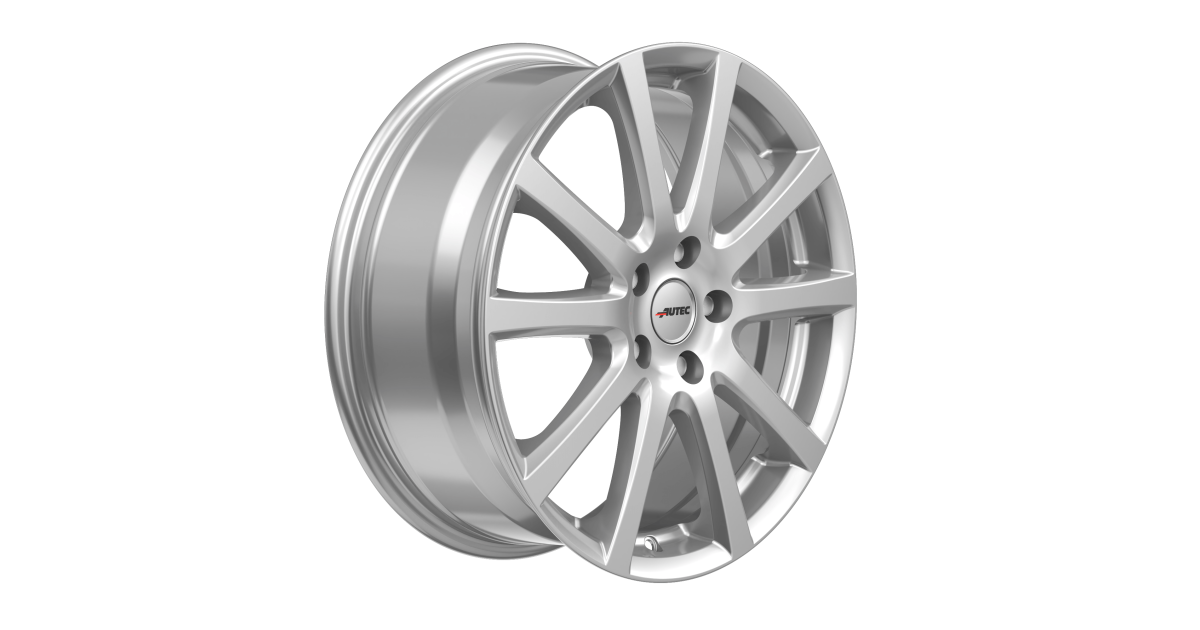 Jante ALU, Autec Skandic Argent brillant 7X17 5/ 100 ET46, Alésage 60.1