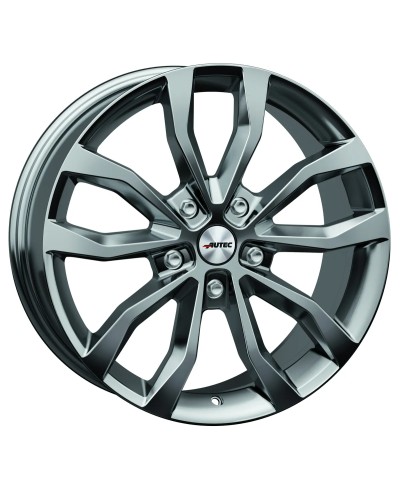 Jante ALU, Autec Uteca Gris titane  8.5X19 5/ 112 ET55, Alésage 66.6