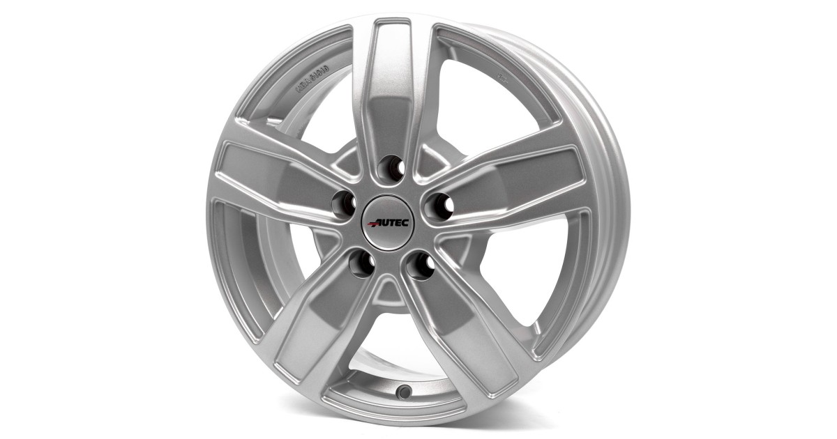 Jante ALU, Autec  Quantro 5 Argent brillant  6.5X16 5/ 160 ET60, Alésage 65.1