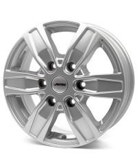 Jante ALU, Autec Quantro 6 Argent brillant 6.5X16 6/ 130 ET62, Alésage 84.1