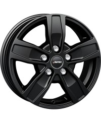 Jante ALU, Autec  Quantro 5 Noir mat 6.5X16 5/ 160 ET60, Alésage 65.1