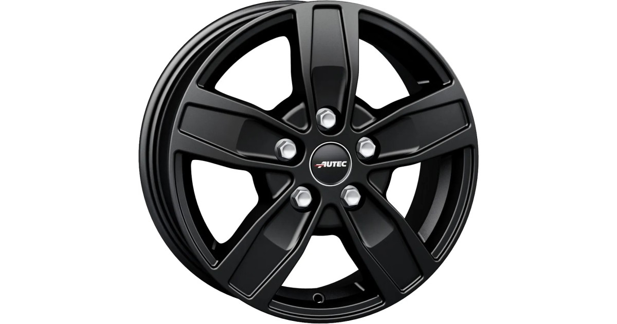 Jante ALU, Autec  Quantro 5 Noir mat 6.5X16 5/ 160 ET60, Alésage 65.1