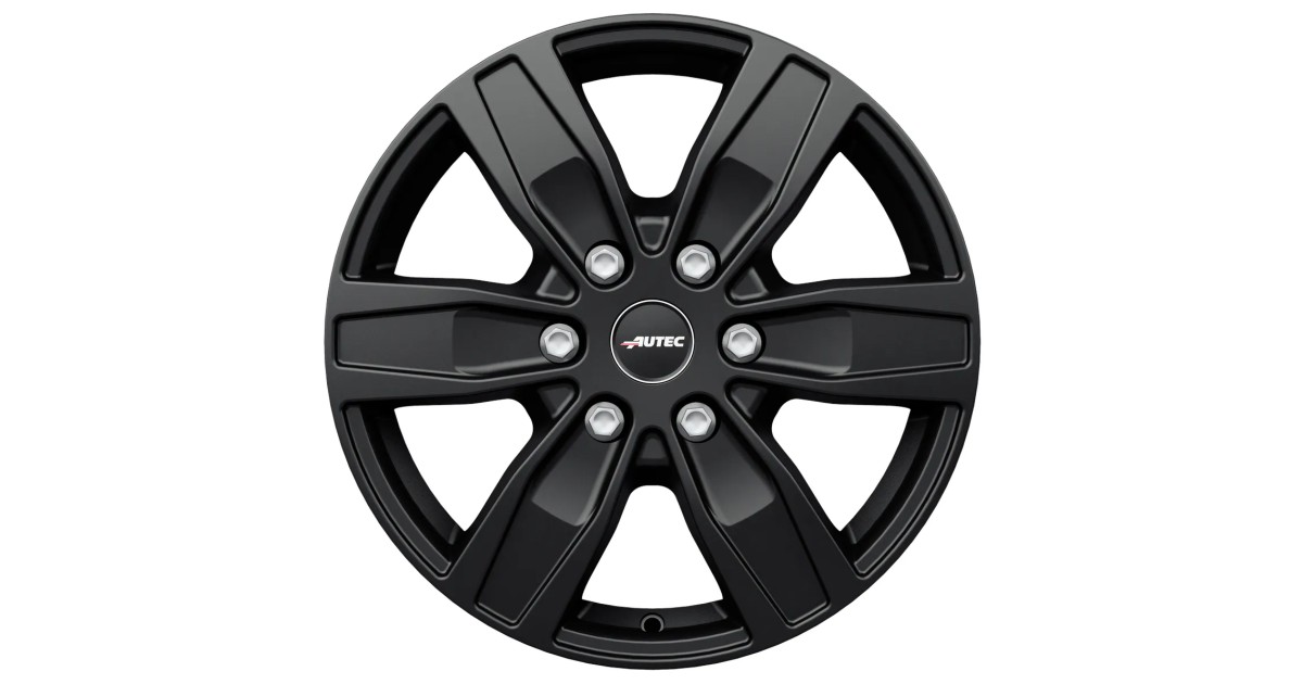 Jante ALU, Autec  Quantro 6 Noir mat 6.5X16 6/ 139.7 ET56, Alésage 92.4