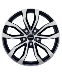 Jante ALU, Autec UTECA Noir , Face polie 7.5X17 5/ 120 ET47, Alésage 65.1