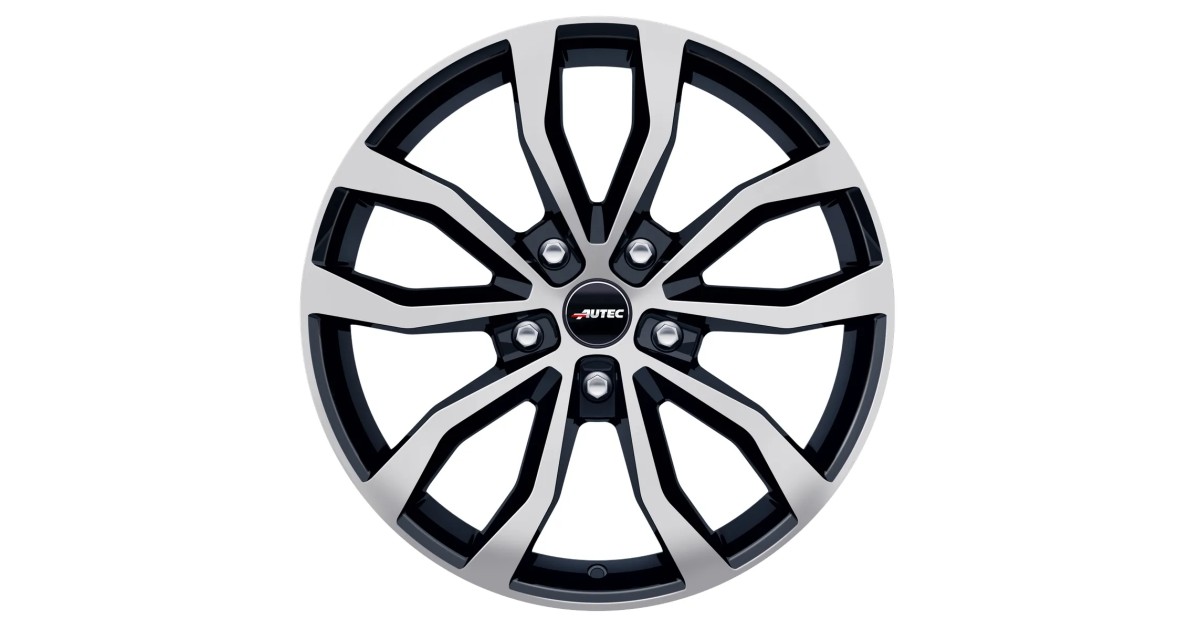 Jante ALU, Autec UTECA Noir , Face polie 7.5X17 5/ 120 ET47, Alésage 65.1