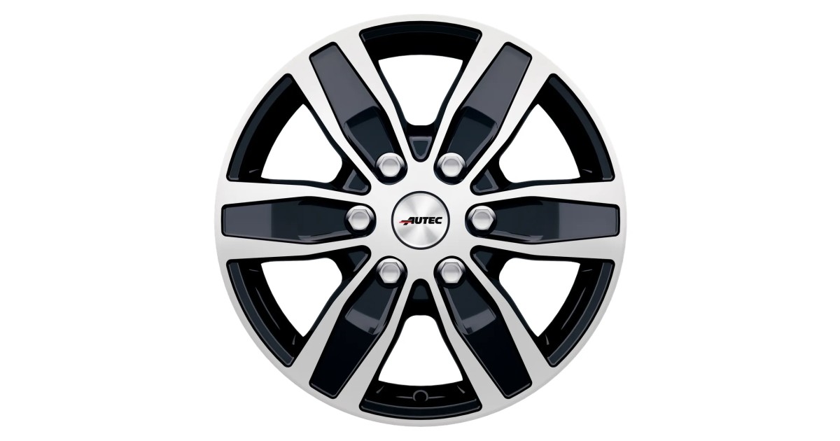 Jante ALU, Autec  Quantro 6 Noir , Face polie 7X17 6/ 130 ET57, Alésage 84.1