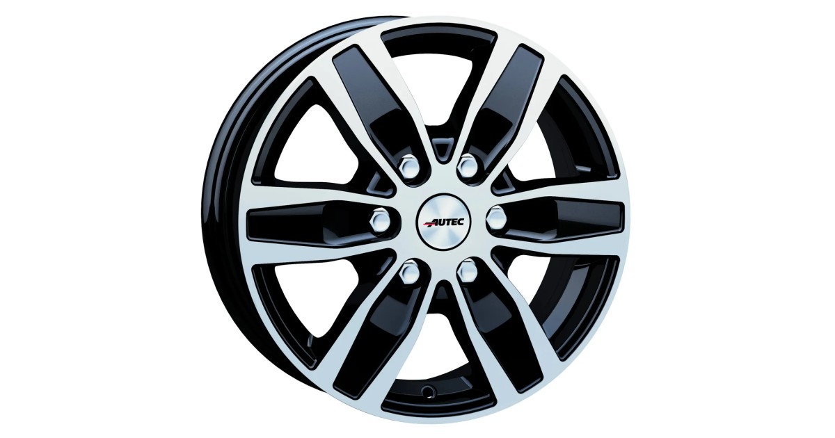 Jante ALU, Autec Quantro 6 Noir , Face polie  7X17 6/ 139.7 ET57, Alésage 92.4