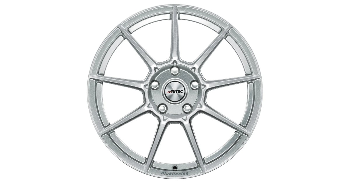 Jante ALU,  Autec Club Racing hyper silver 7.5X17 5/ 110 ET33, Alésage 65.1
