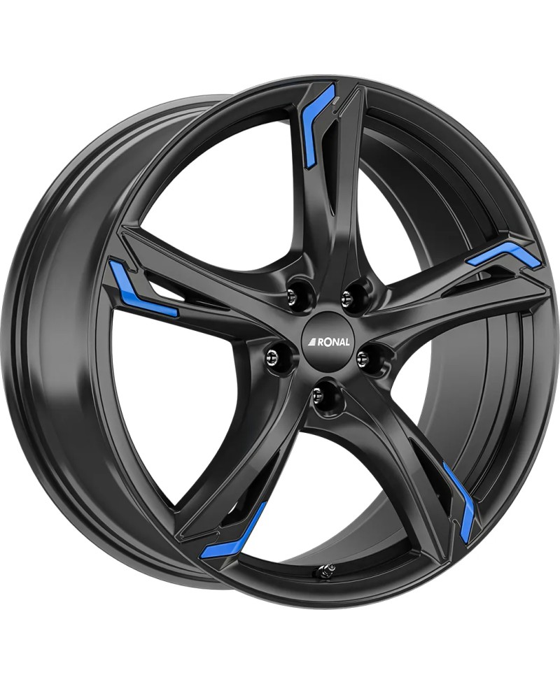 Jante ALU, Ronal R62 Blue jetblack  8X19 5/ 112 ET45, Alésage 76