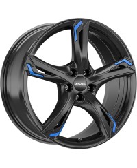 Jante ALU, Ronal R62 Blue jetblack  8X19 5/ 112 ET45, Alésage 76