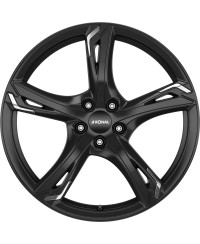 Jante ALU, Ronal R62 Chrome jetblack  8X19 5/ 112 ET45, Alésage 76
