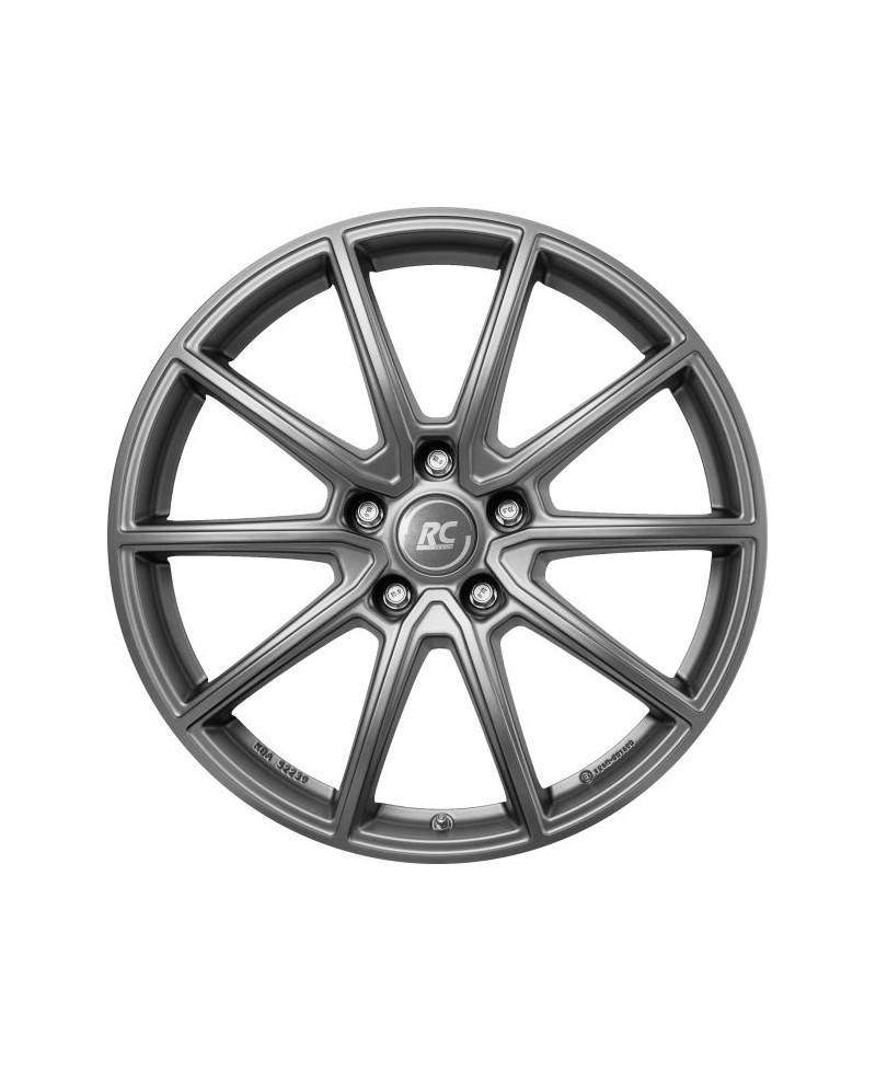 Jante Alu RC Design RC32 ferric-grey matt-lackiert 7x17 5x112 ET39 , Alésage 57.1